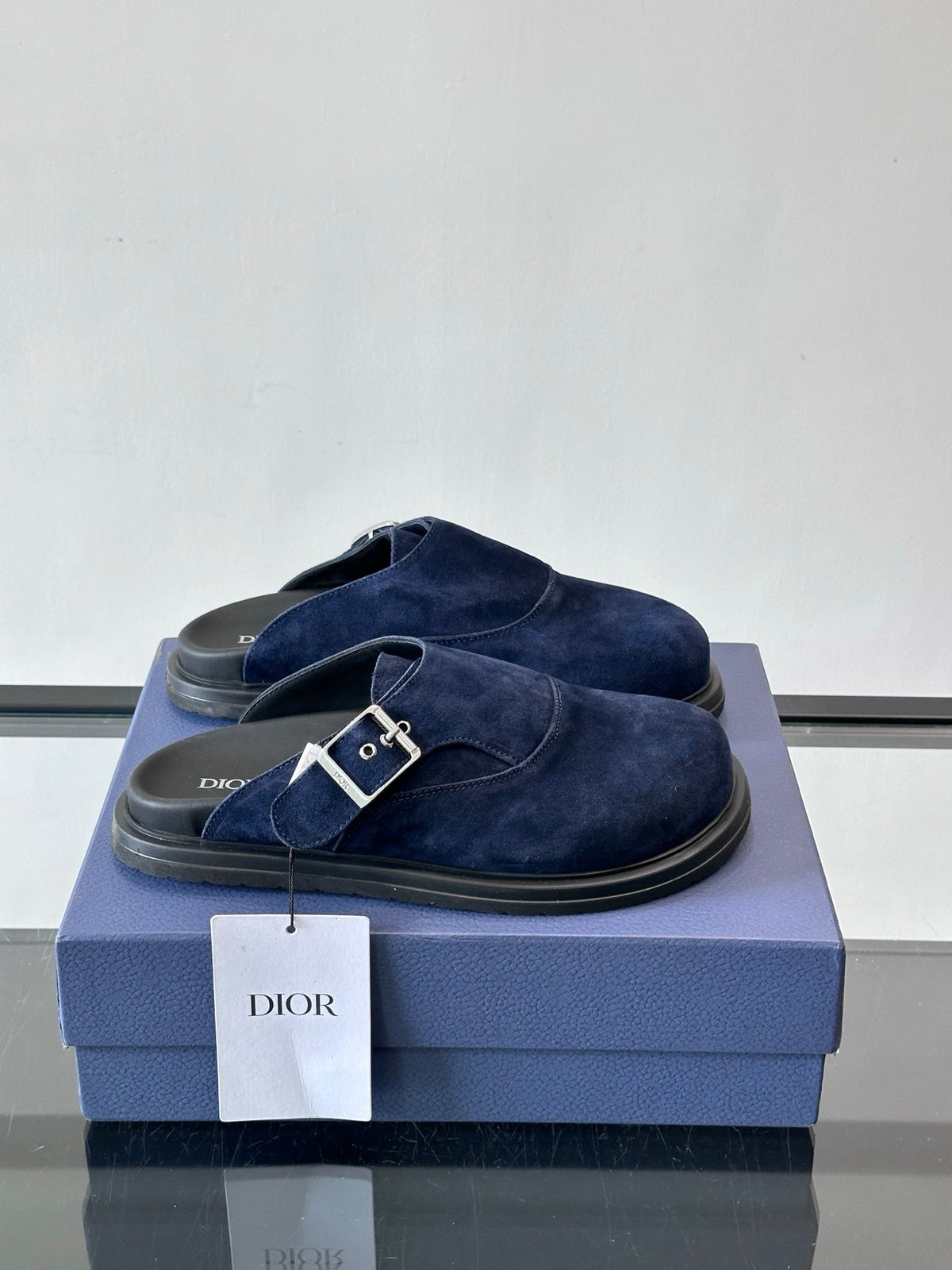 Dior Oblique Closed-Toe Mules