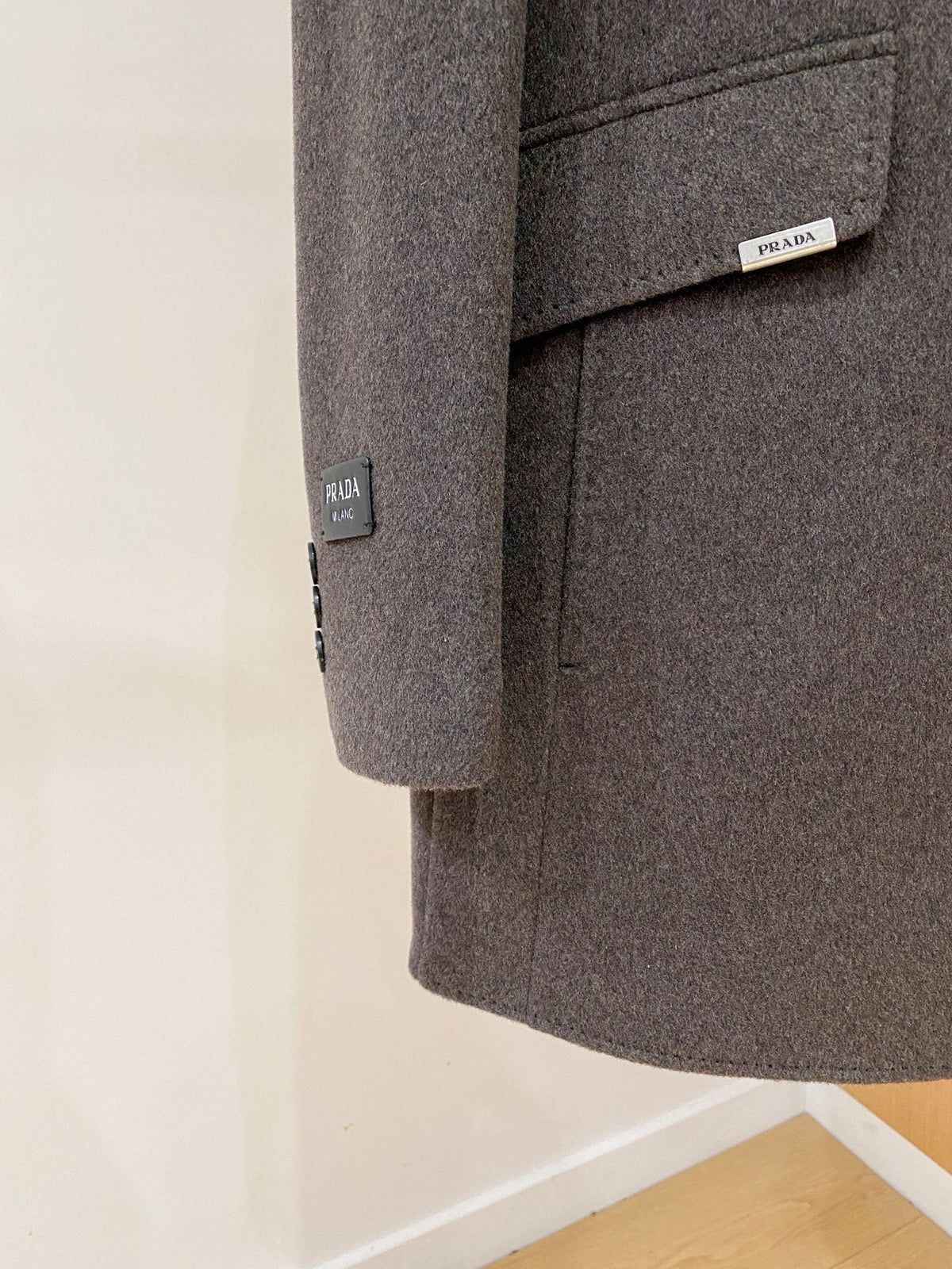 Prada Men's Wool Kensington Coat – 2025FW