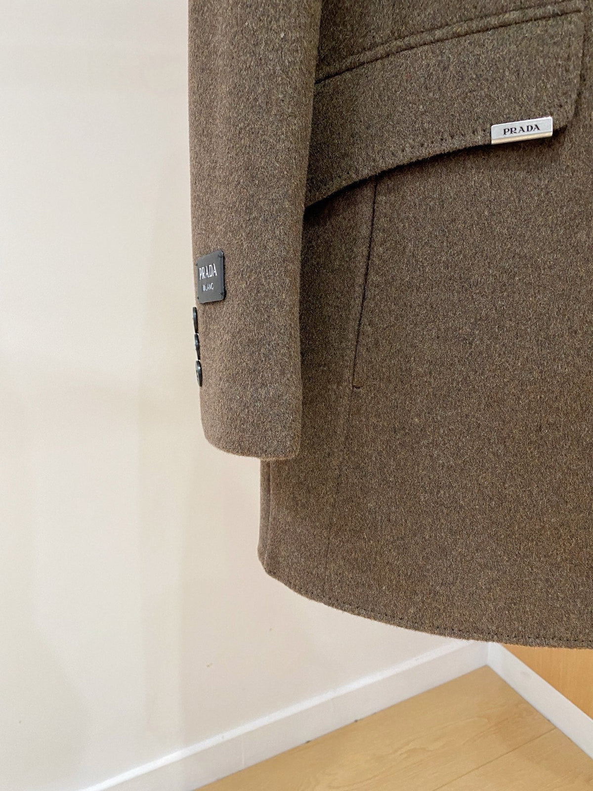 Prada Men's Wool Kensington Coat – 2025FW
