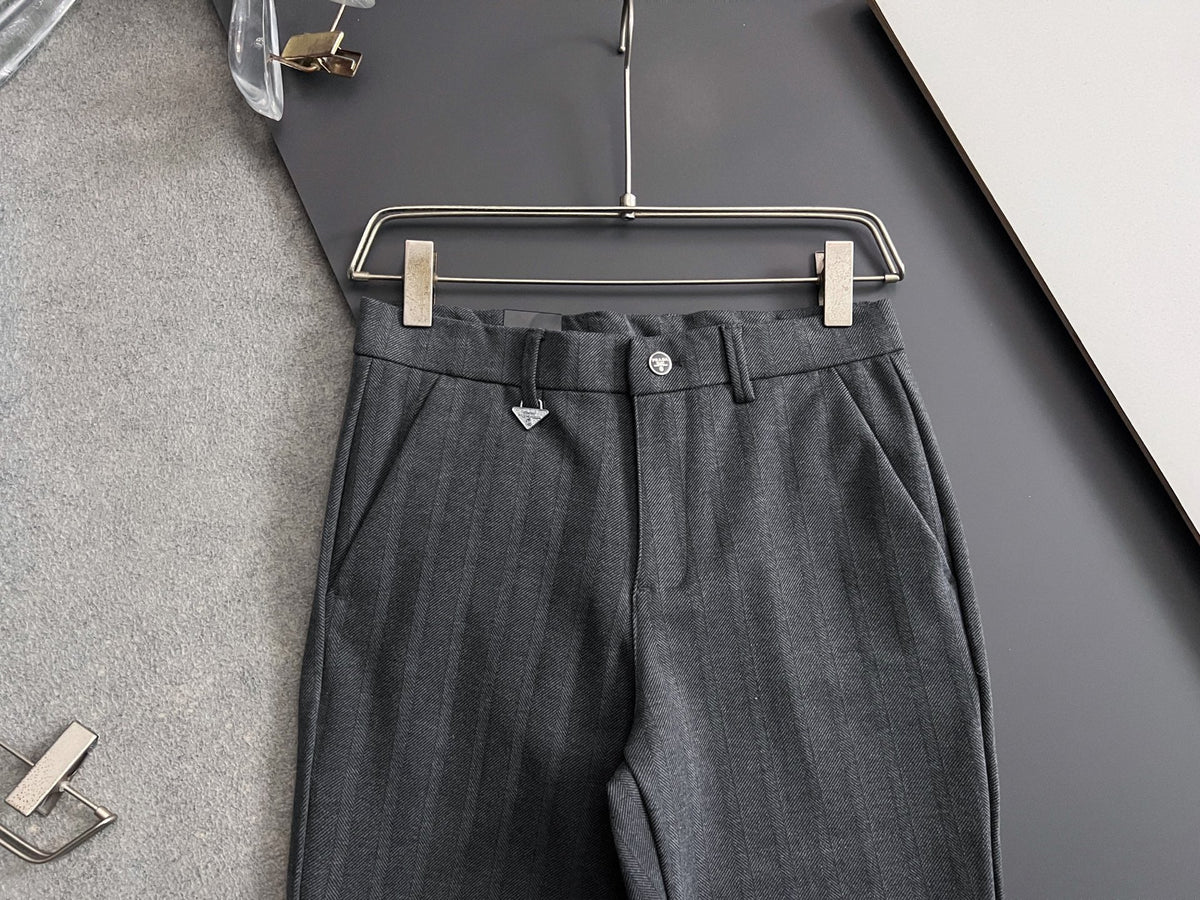 Prada Men's Cashmere Casual Trousers – 2025 Collection
