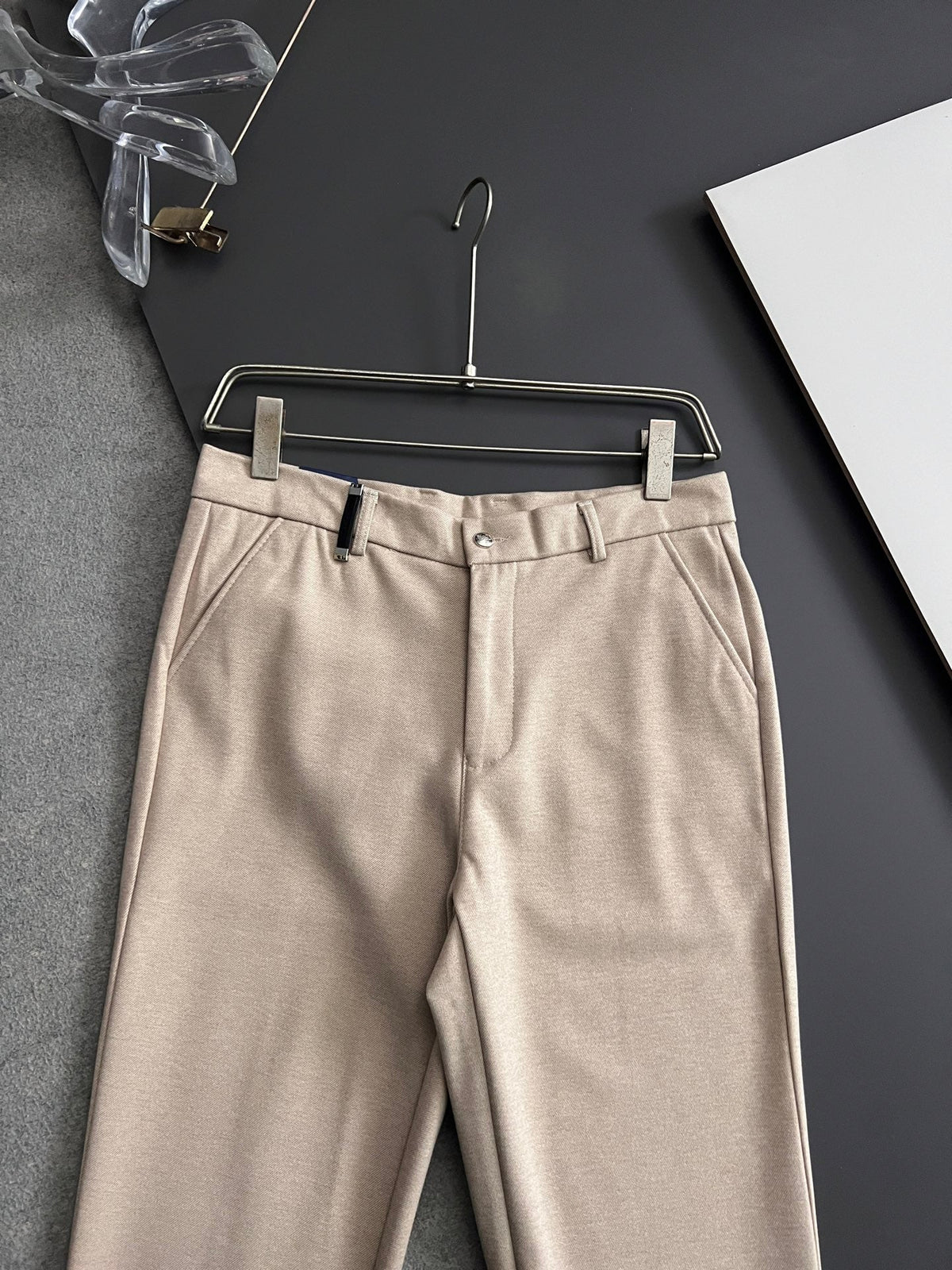 Prada Men's Cashmere Casual Trousers – 2025 Collection