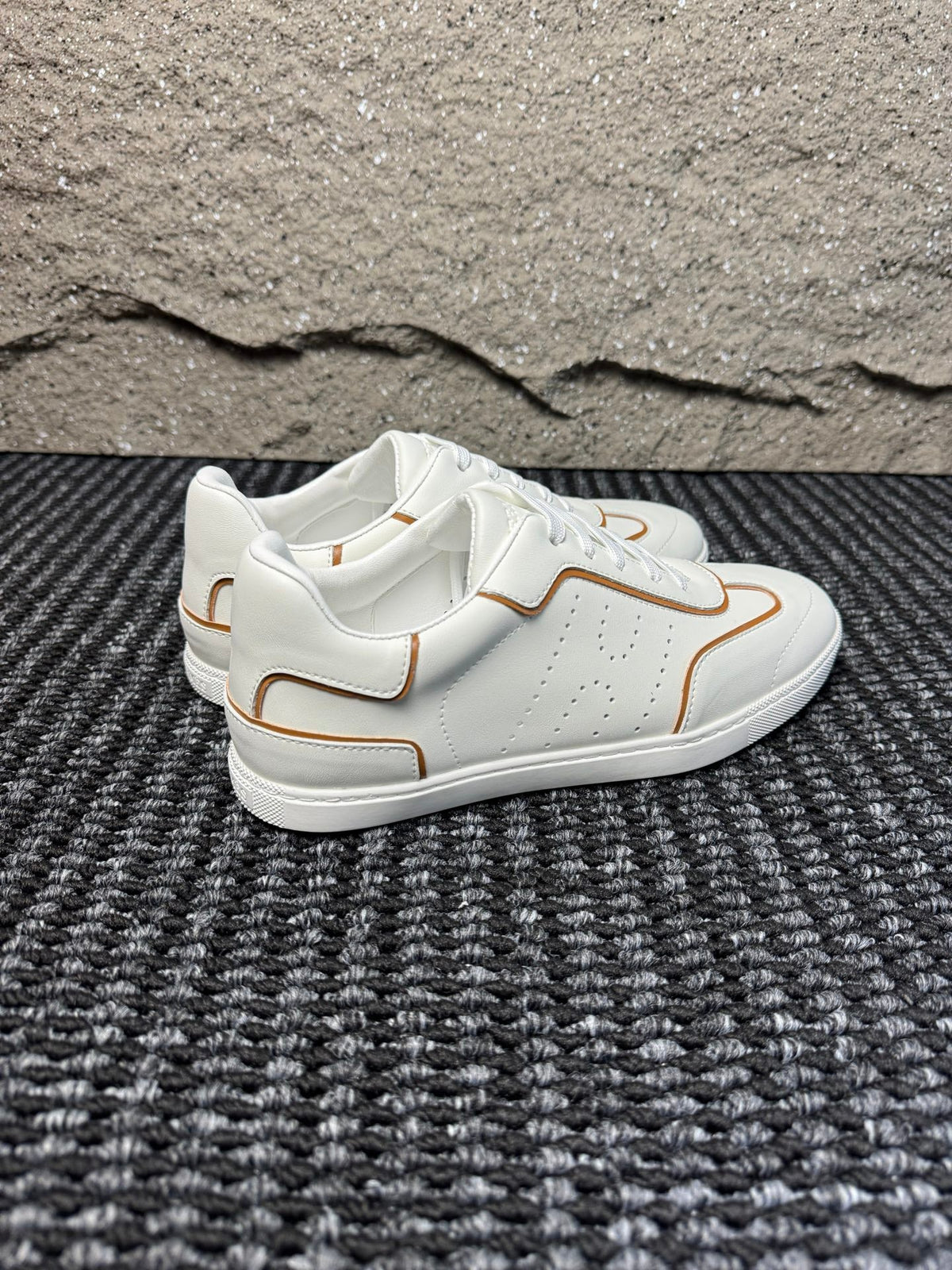 Hermès Laser-Punched H Nappa Calfskin Sneakers