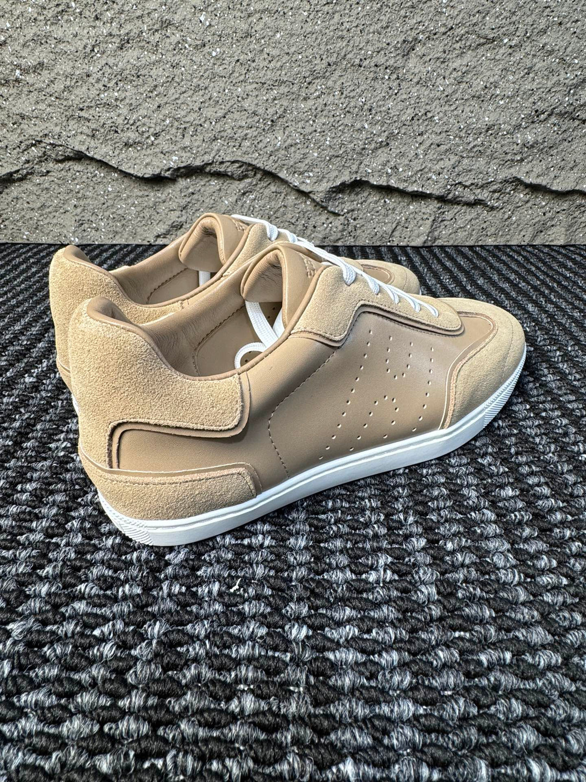 Hermès Laser-Punched H Nappa Calfskin Sneakers