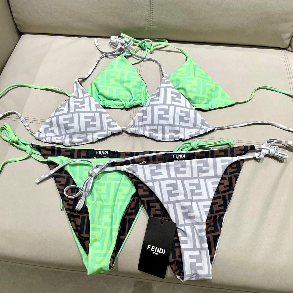 Fendi Reversible One-Piece Swimsuit