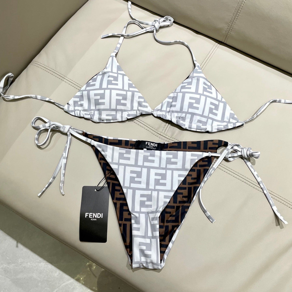 Fendi Reversible One-Piece Swimsuit