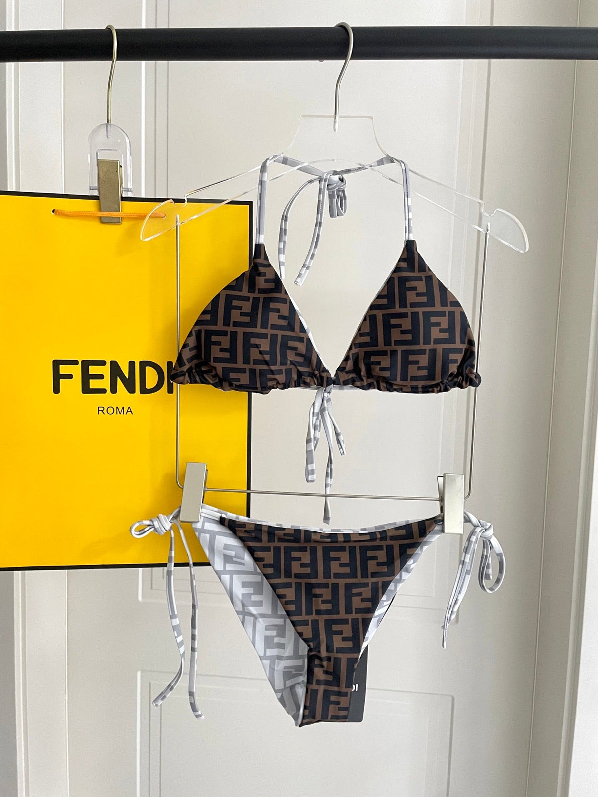 Fendi Reversible One-Piece Swimsuit