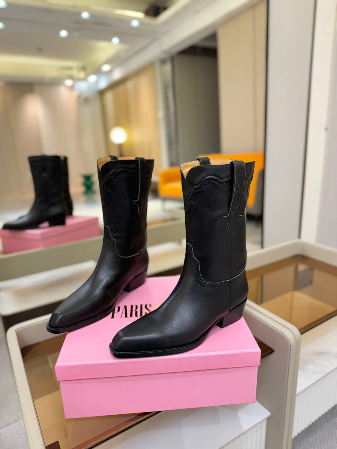 Paris Texas Western Ankle Boots