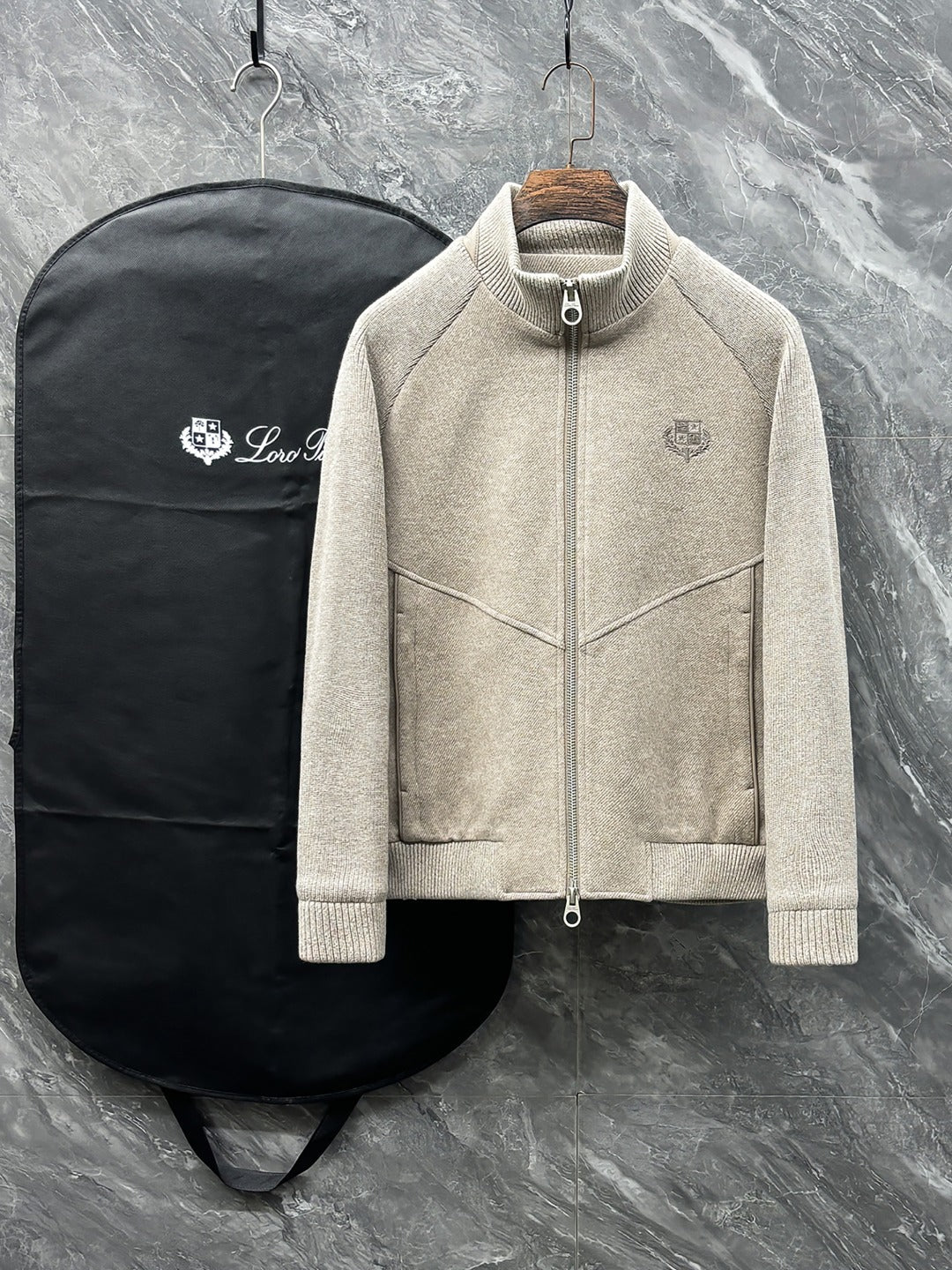 Loro Piana Knitted Blend Down Jacket – 25FW