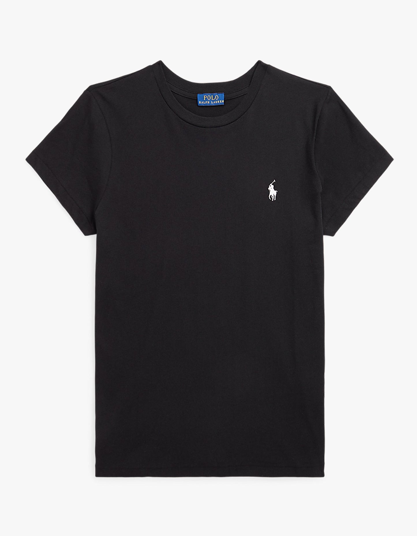 Crewneck Short Sleeve T Shirt - Black