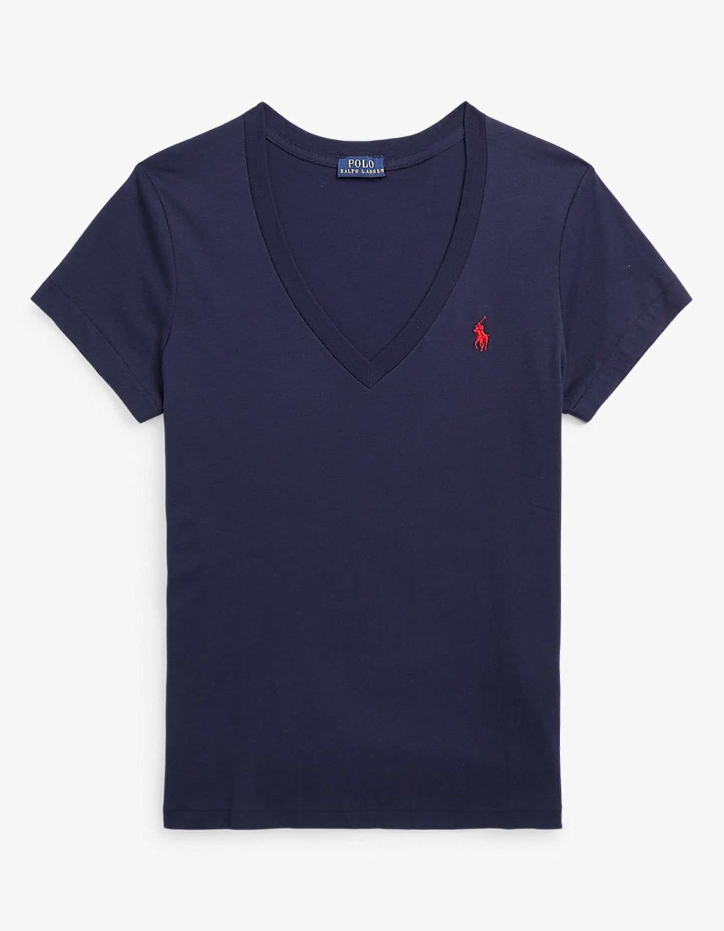 V Neck Short Sleeve T-Shirt - Cruise Navy