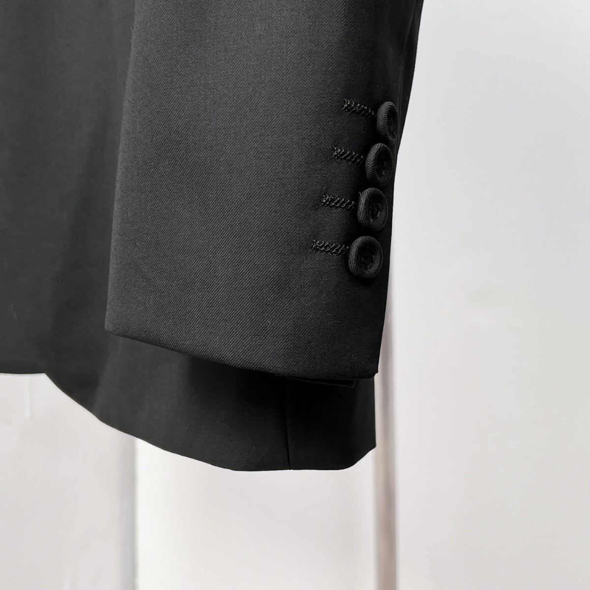 Dior Black Corduroy Peak Lapel Blazer